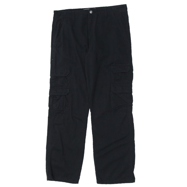 Mens Wrangler Black Cargo Pants