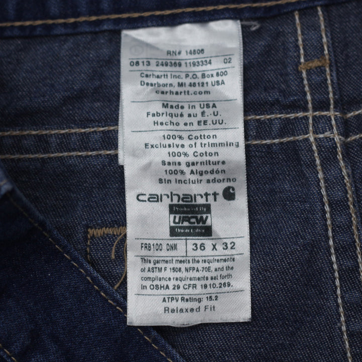 Mens Carhartt Flame Resistant Relaxed Fit Jeans Made in USA