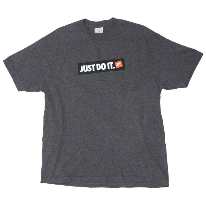 Mens Nike Just Do It Gray T-Shirt