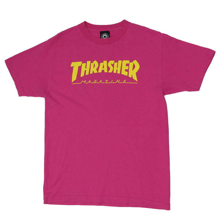 Mens Thrasher Magazine Pink T-Shirt