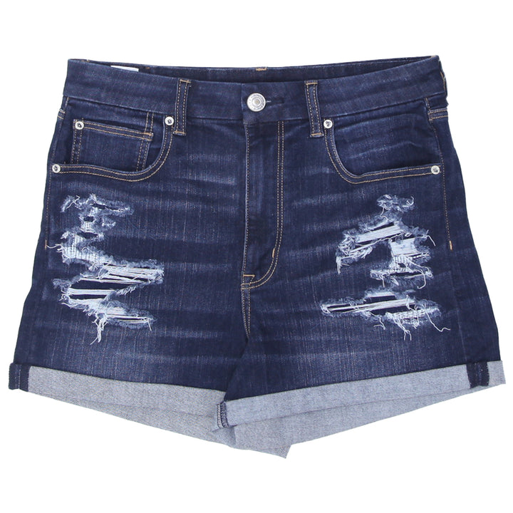 Ladies American Eagle Ripped Stretch Denim Shorts