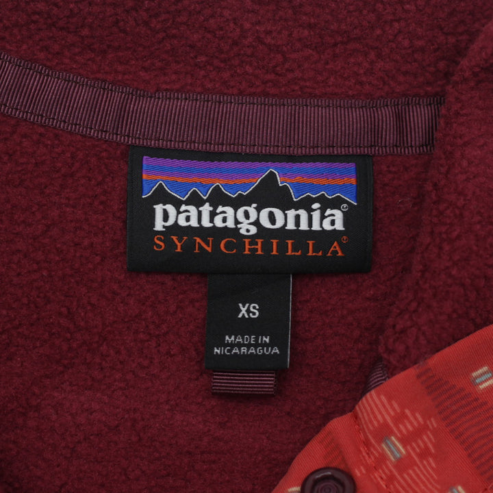 Ladies Patagonia Synchilla Snap T Fleece Pullover