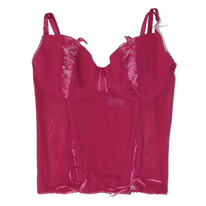 Ladies Mesh Pink Corset