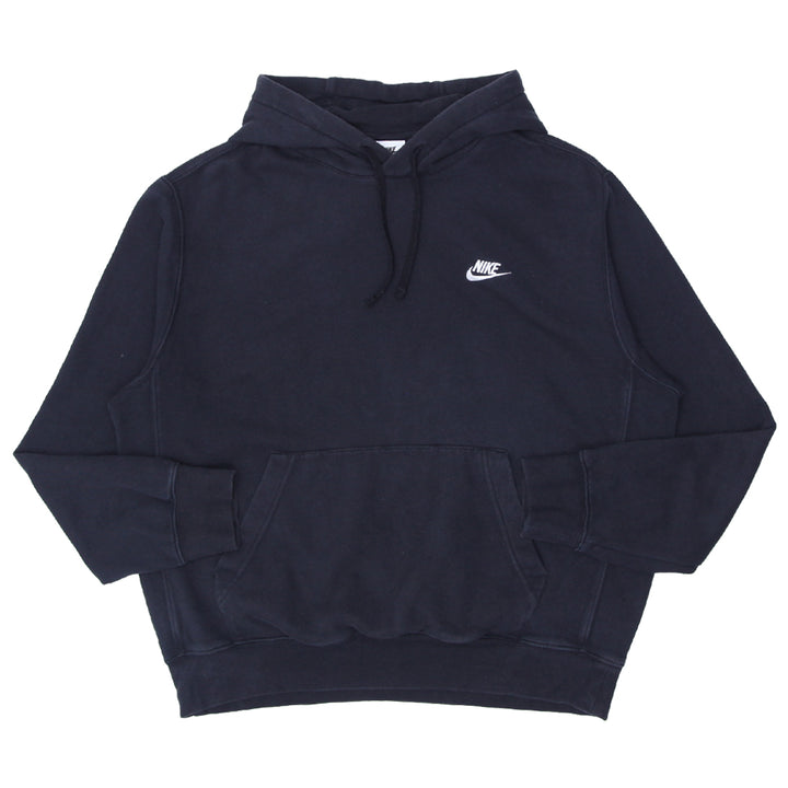 Mens Nike Embroidered Black Pullover Hoodie