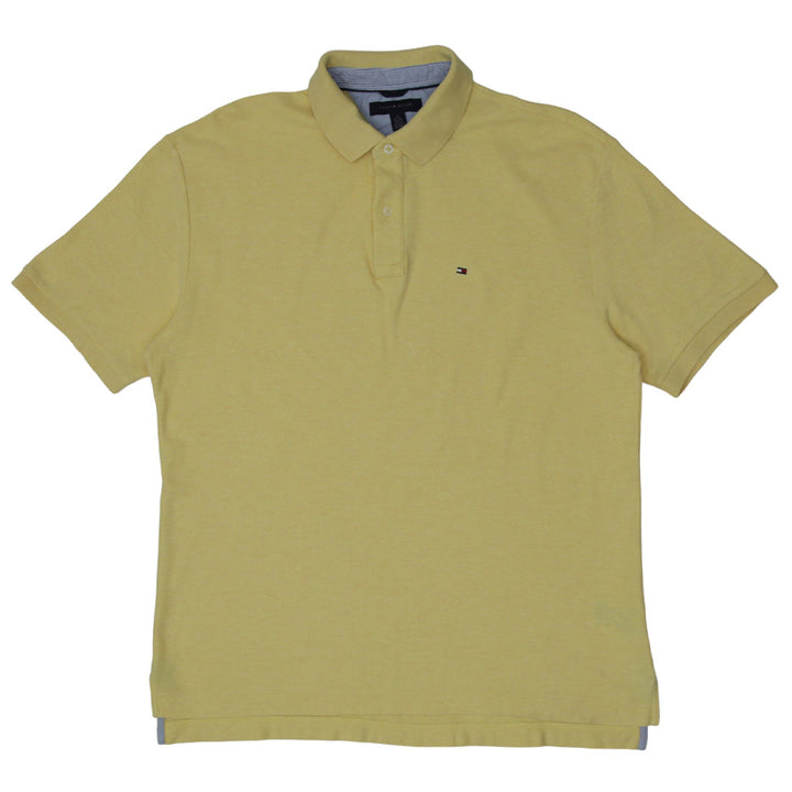 Mens Tommy Hilfiger Yellow Polo T-Shirt