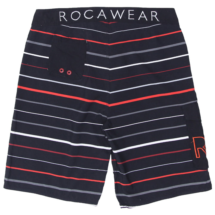 Mens Rocawear Striped Board Shorts