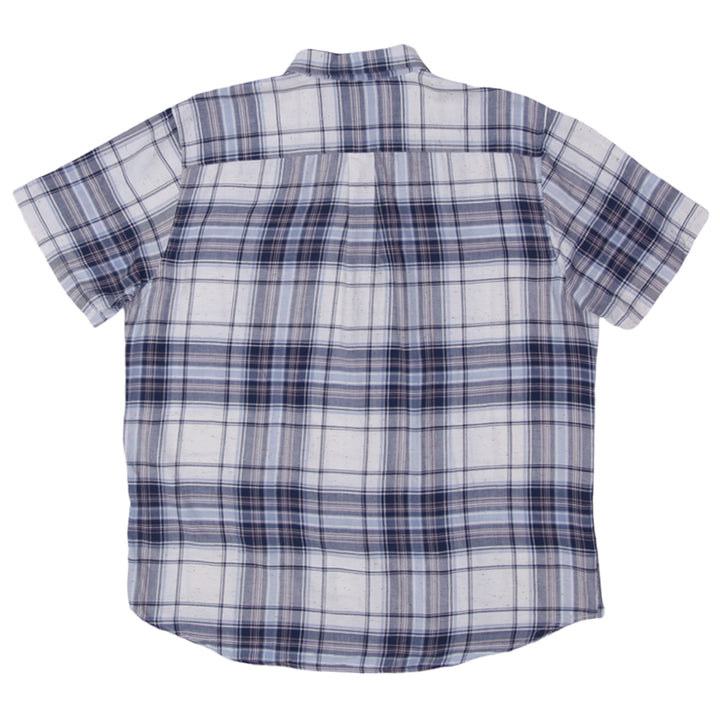 Mens Obey Plaid Short Sleeve Shirt