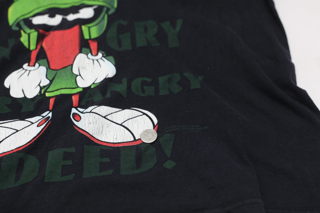 1995 Vintage Marvin The Martian You Make Me Very Angry T-Shirt L