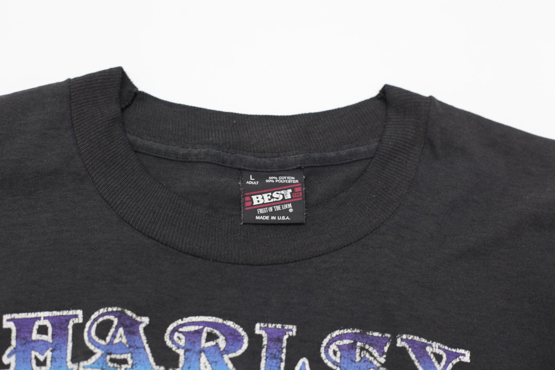 Vintage 1993 Harley Rendezvous 15th Year Anniversary Single Stitch T-Shirt