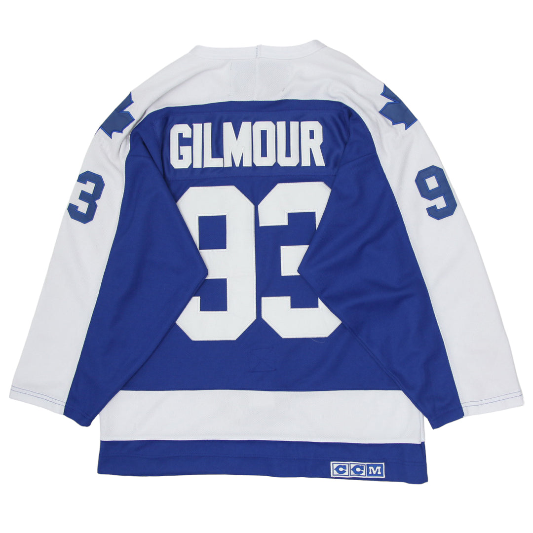 Vintage CCM Toronto Maple Leafs Gilmour 93 Ice Hockey Jersey