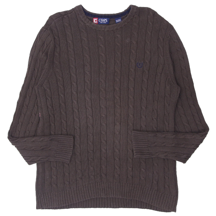 Mens Chaps Cable Knit Sweater