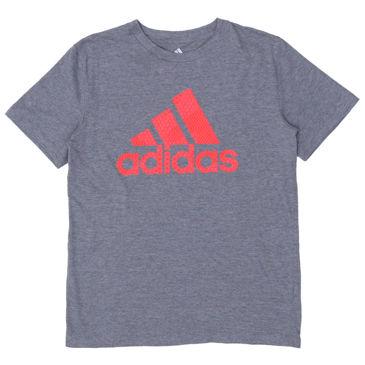 Boys Youth Adidas Gray T-Shirt