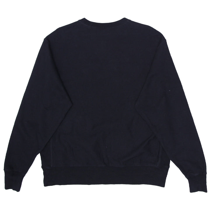 Mens Champion Reverse Weave Black Crewneck Sweatshirt