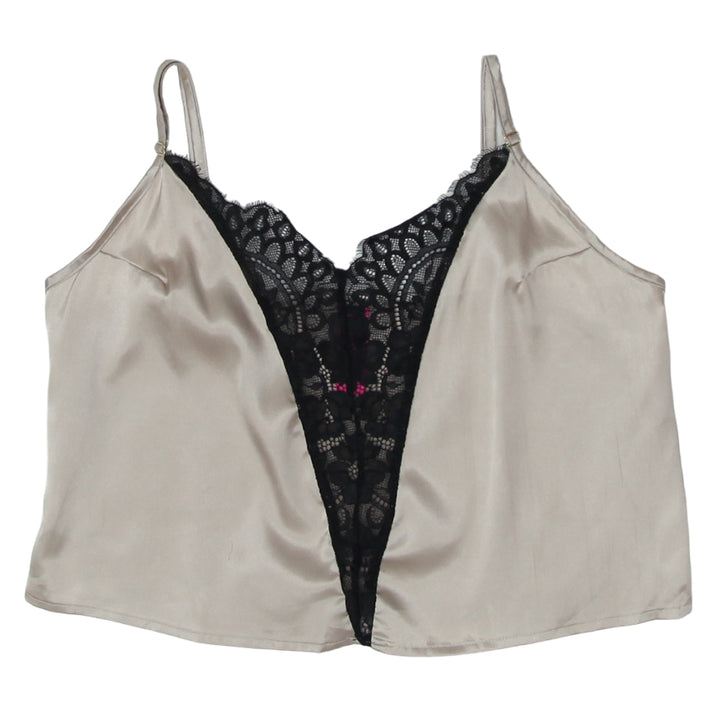 Ladies La Senza Satin Crop Top