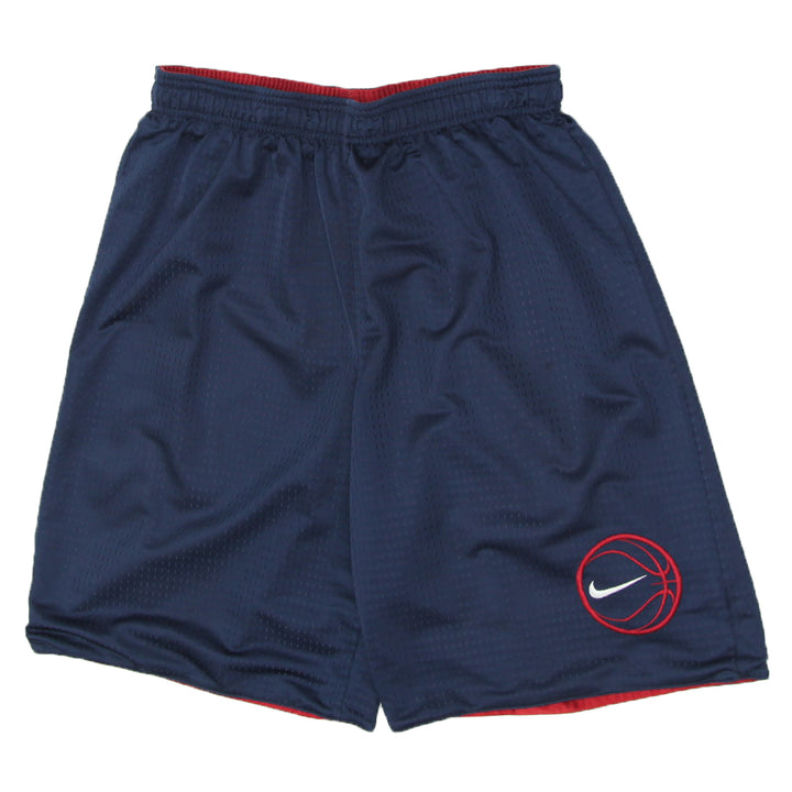 Mens Embroidered Nike Logo Reversible Nike Hoops Sports Short