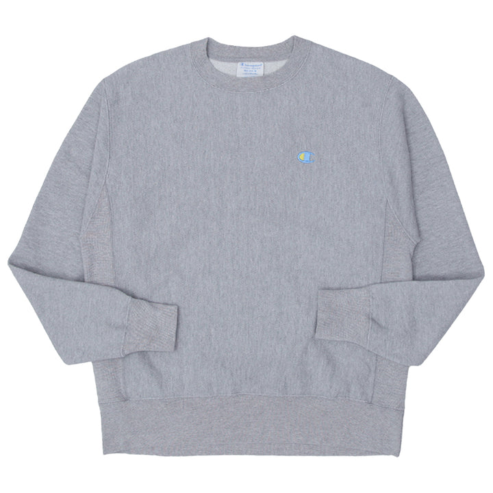 Mens Champion Reverse Weave Gray Crewneck Sweatshirt