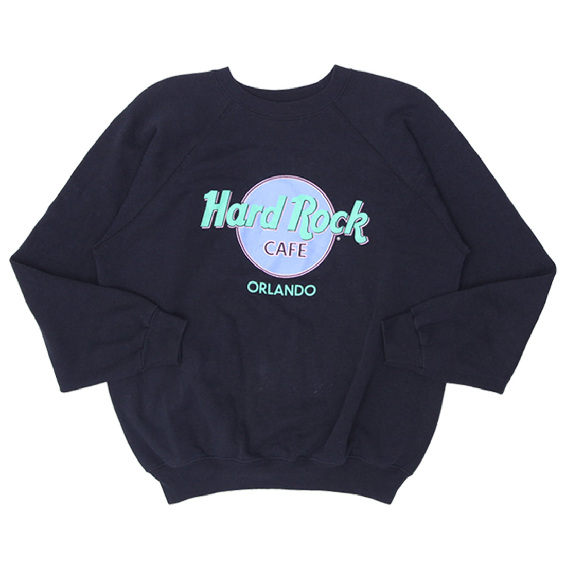 Vintage Hanes Hard Rock Cafe Orlando Crewneck Sweatshirt Made in USA Fashion Rerun Vintage