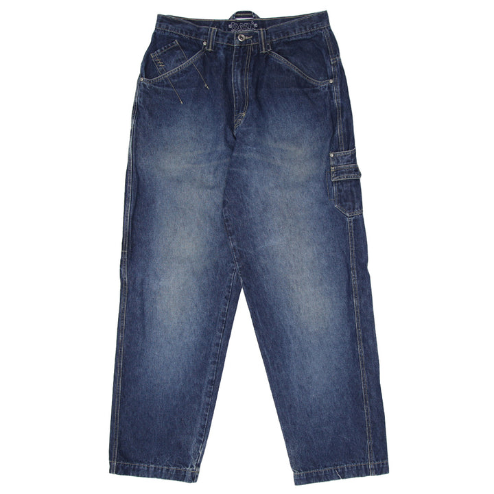 Mens Y2K Karl Kani Wrks Baggy Jeans