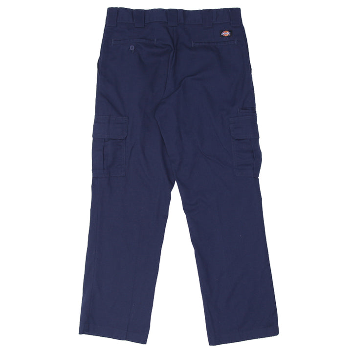 Mens Dickies Regular Straight Navy Cargo Work Pants