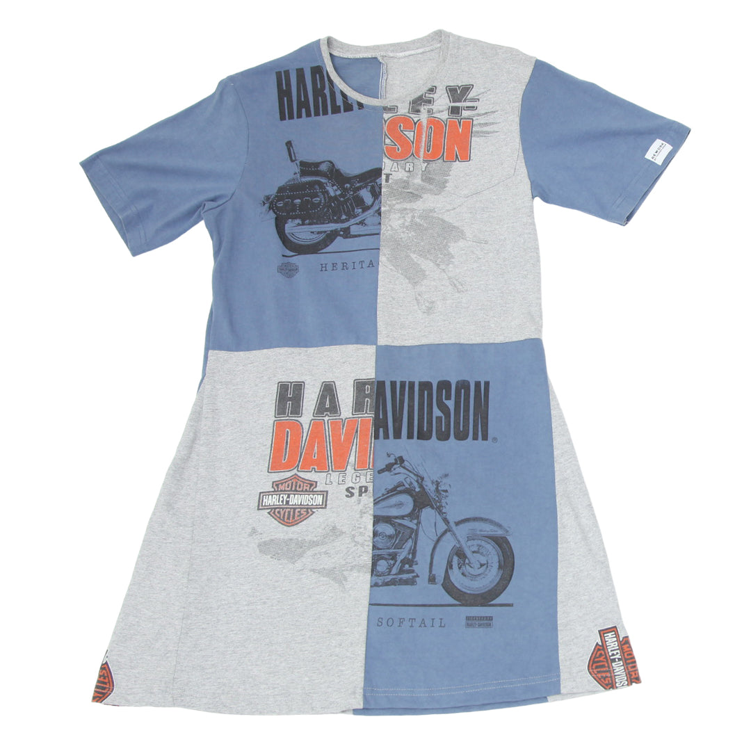 Rework Harley Davidson AOP T-Shirt Dress