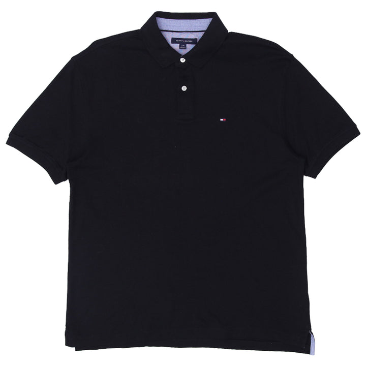 Mens Tommy Hilfiger Black Polo T-Shirt