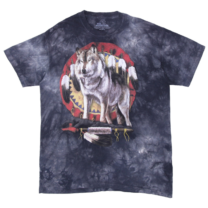 Mens The Mountain Wolf Tie Dye T-Shirt