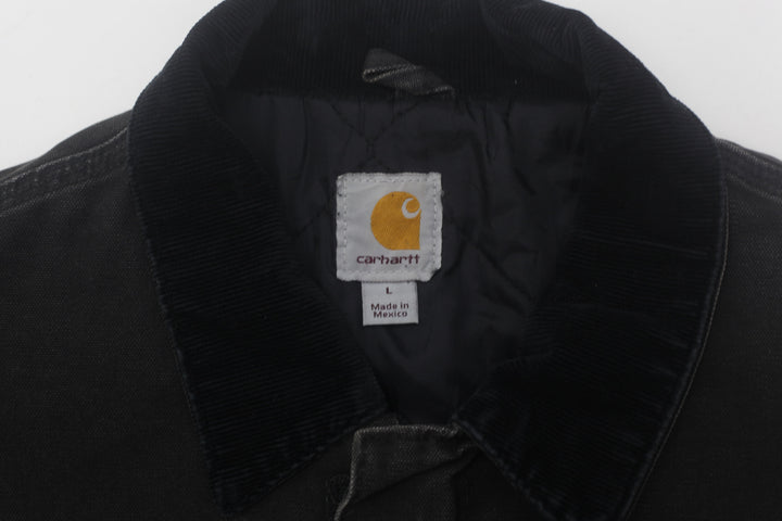 Mens Carhartt EJ022 BLK Full Zip Jacket