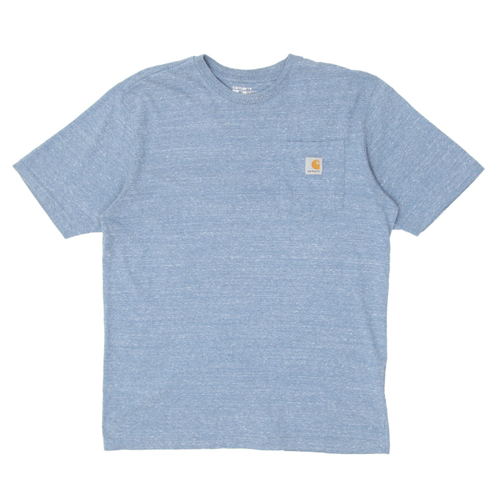 Mens Carhartt Loose Fit Pocket T-Shirt Blue