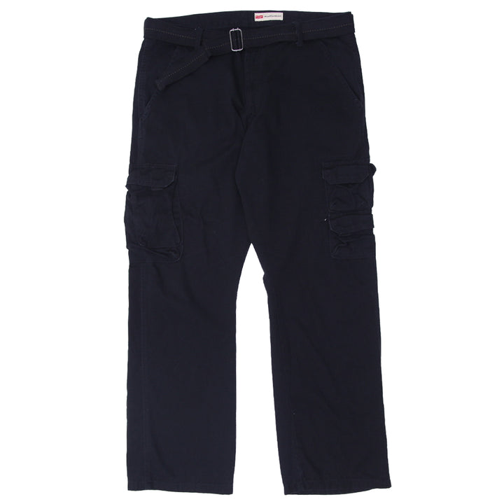 Mens Relaxed Straight Cargo Wrangler Pants