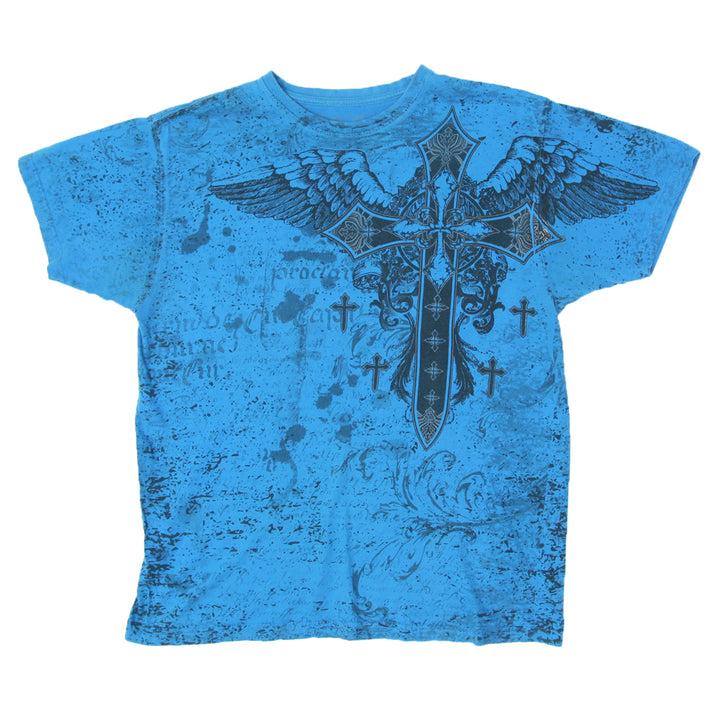 Y2K Mens Konflic Printed T-Shirt