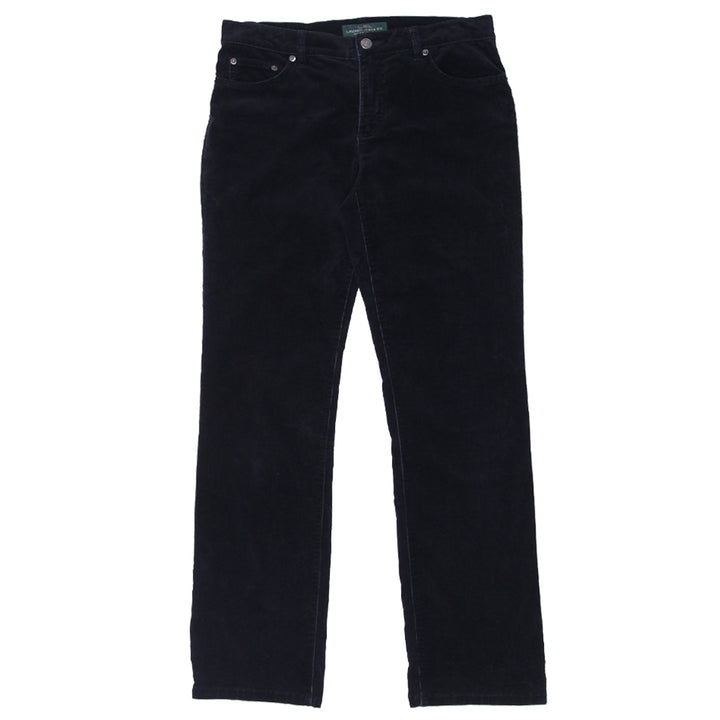 Ladies Ralph Lauren Black Corduroy Pants