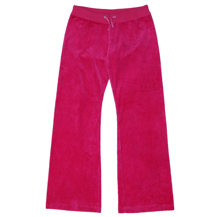 Y2K Juicy Couture Low Rise Velour Pink Track Pants