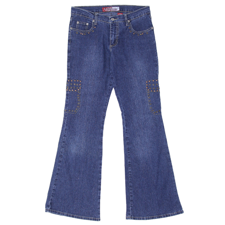 Y2K Ladies Studded Low Rise Flare Jeans