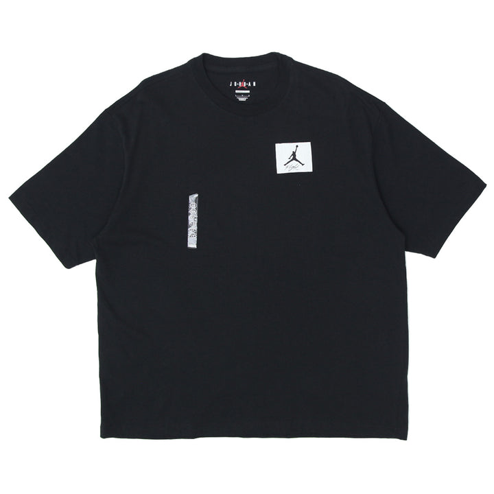 Mens Air Jordan Oversized Fit Flight Black T-Shirt