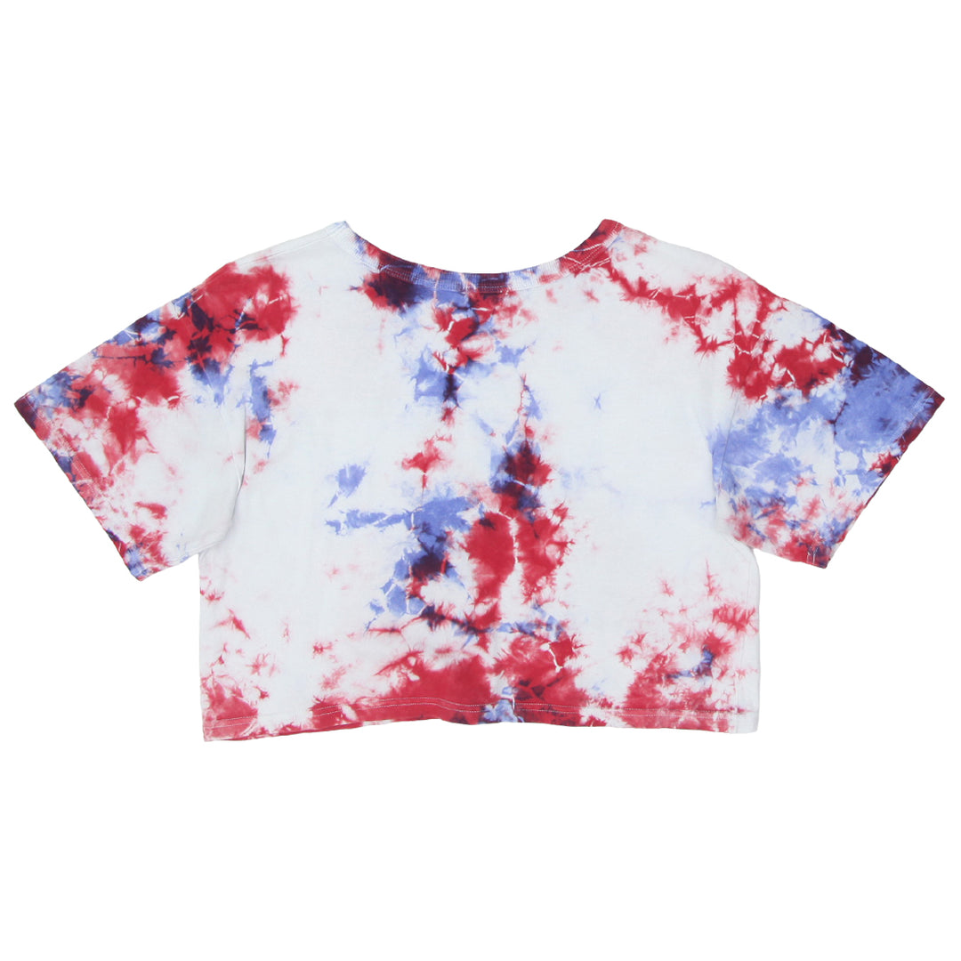 Ladies Champion Tie Dye Short Sleeve Crop T-Shirt