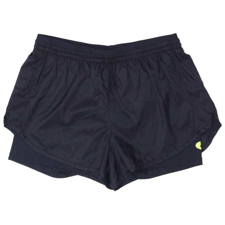 Ladies Nike With Inner Tights Black Nylon Shorts