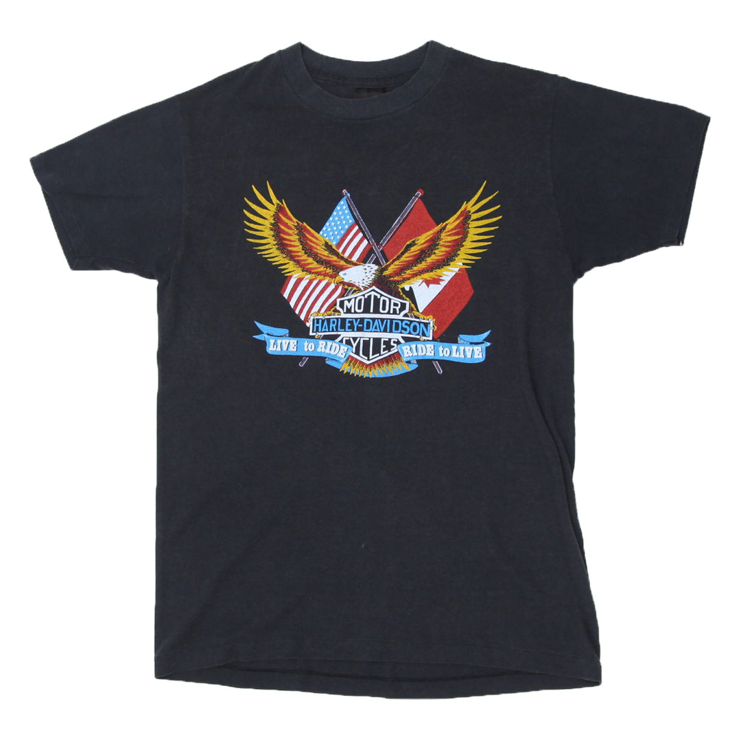 Vintage Harley Davidson Steve Drane T-Shirt S.Stitch M