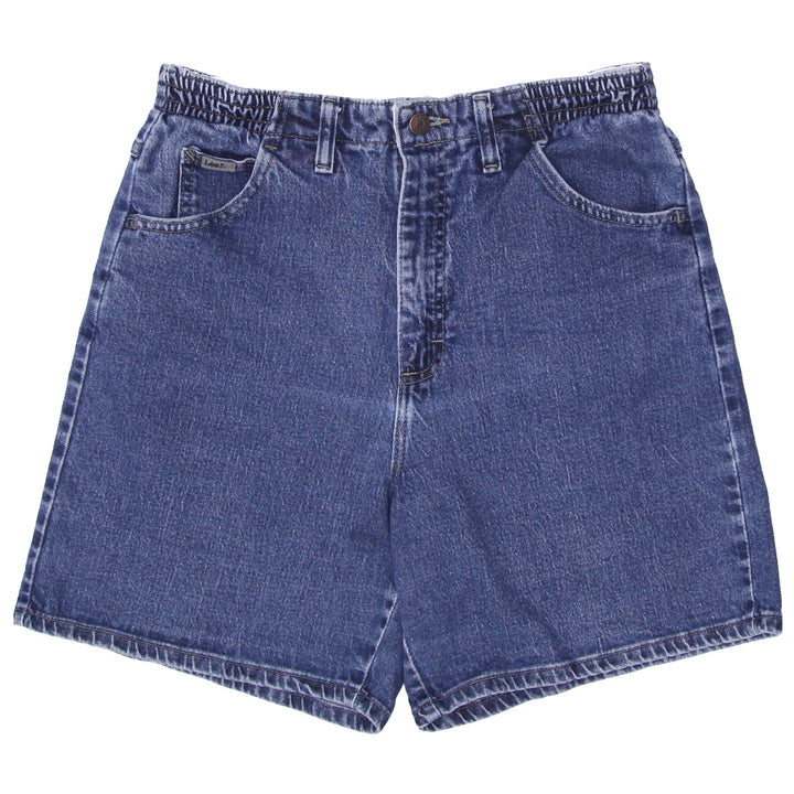 Ladies Waist Elastic Denim Shorts