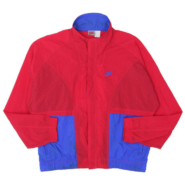 90's Vintage Nike Embroidered Full Zip Windbreaker Jacket