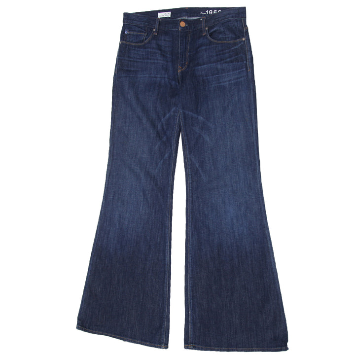 Ladies Gap High Rise Trouser Flared Jeans