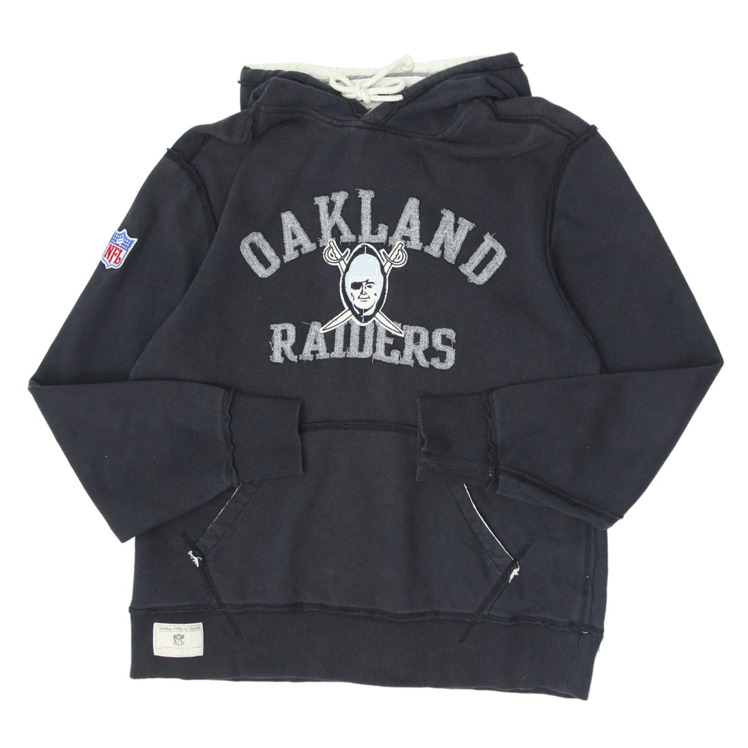 Mens Reebok NFL Oakland Raiders  Black Pullover Hoodie