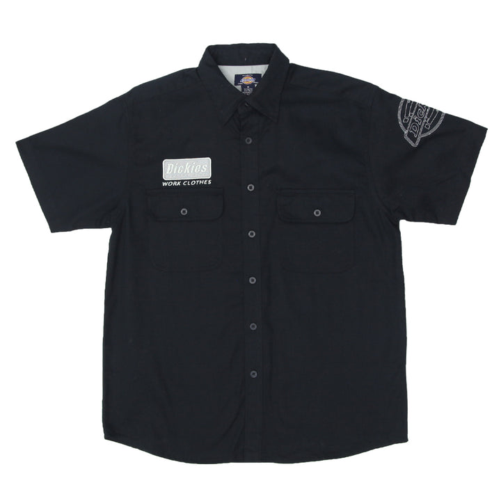 Mens Dickies Black Work Shirts