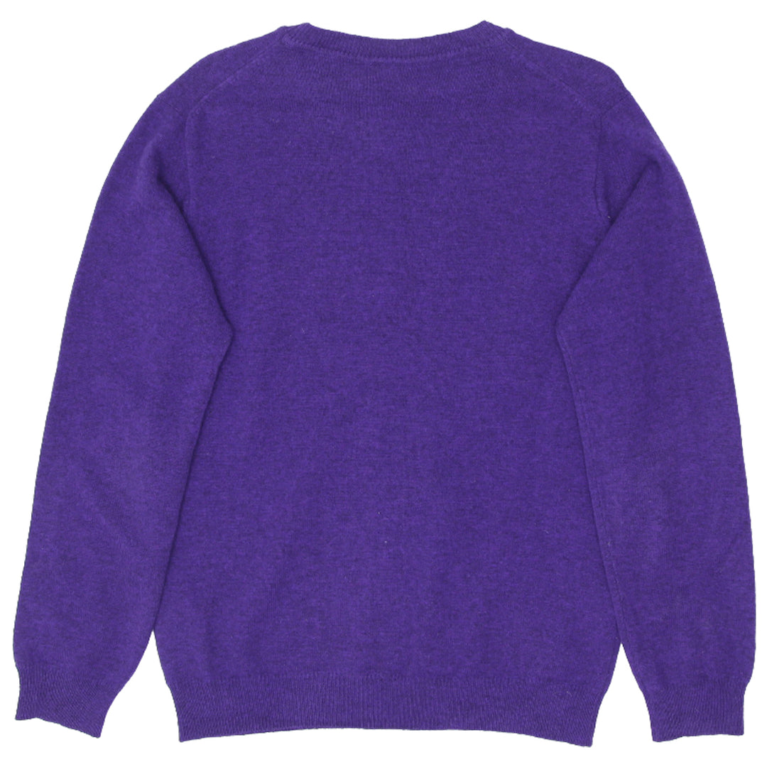 Mens Lacoste Purple Crewneck Sweater