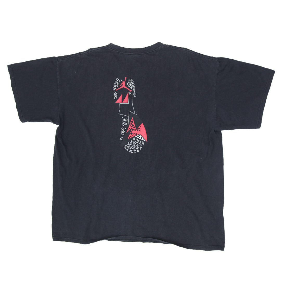 Mens Air Jordan Jumpman Graphic Shoe T-Shirt Black