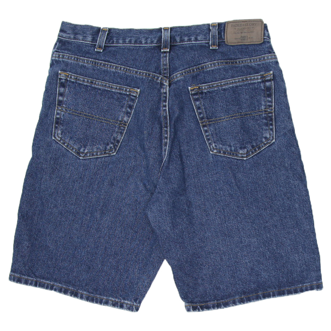 Mens Faded Glory Relaxed Fit Denim Shorts