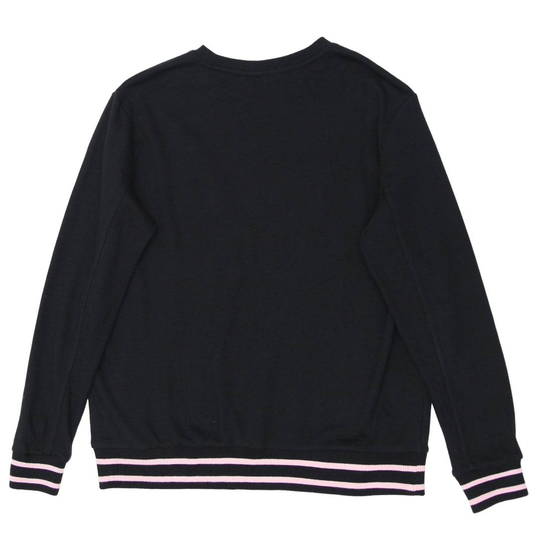 Ladies FILA Black Crewneck Sweatshirt