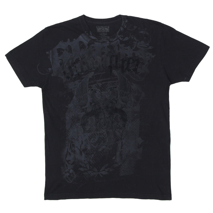 Mens Chemistry Conquer Velvet Felt Graphic AOP T-Shirt