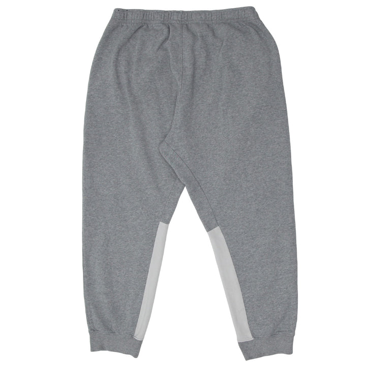 Mens Nike Embroidered Fleece Gray Jogger Pants