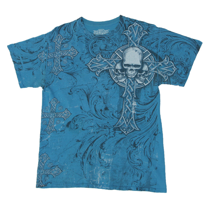 Mens Y2K MMA Elite Skull T-Shirt