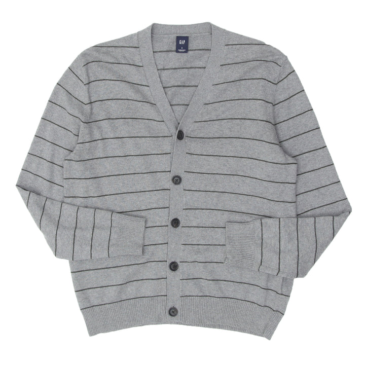 Mens GAP Stripe Sweater Cardigan